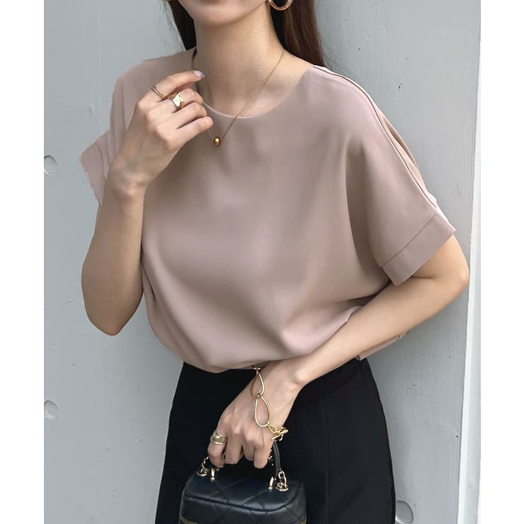 とろっとろした触感。とろみブラウス / 前後2way | futier land | 詳細画像20 