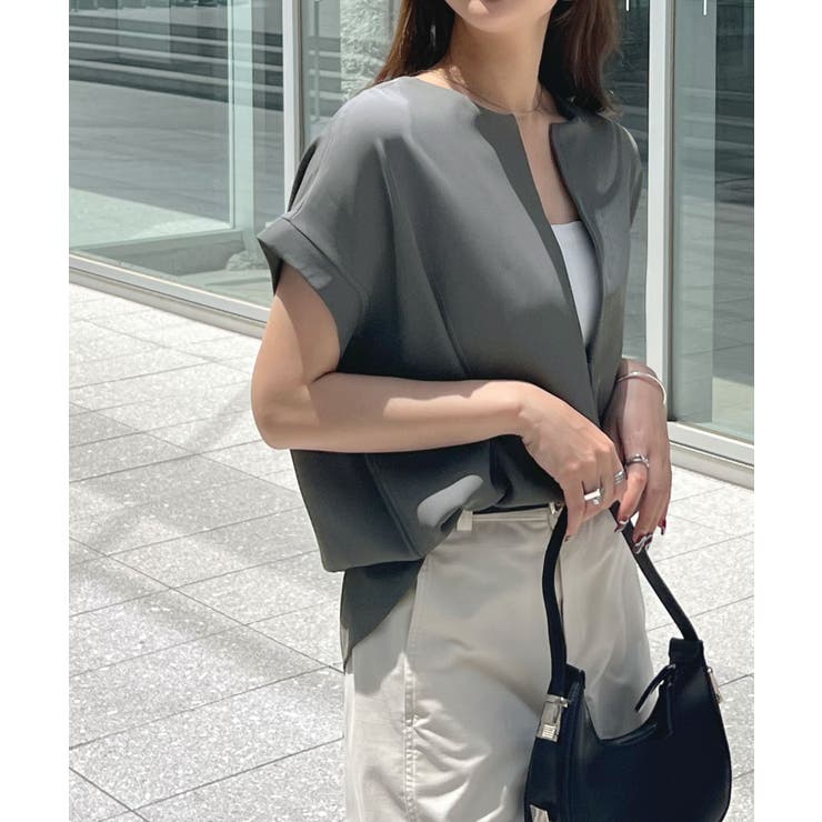 とろっとろした触感。とろみブラウス / 前後2way | futier land | 詳細画像31 