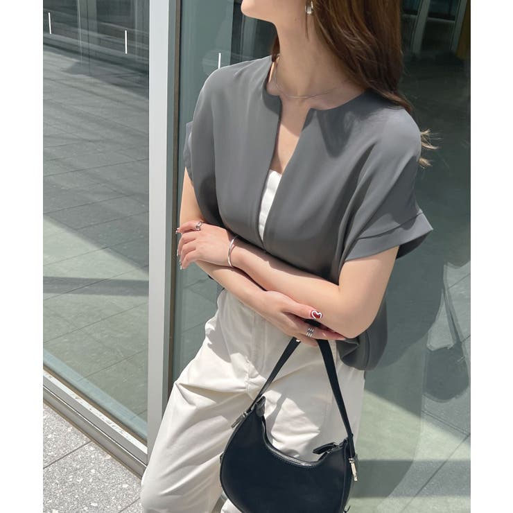 とろっとろした触感。とろみブラウス / 前後2way | futier land | 詳細画像27 