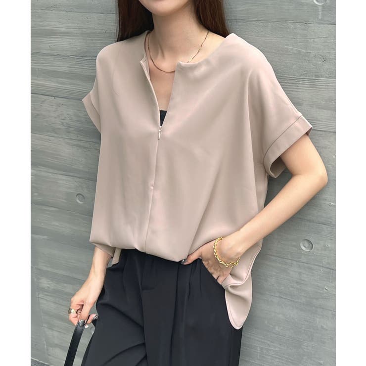 とろっとろした触感。とろみブラウス / 前後2way | futier land | 詳細画像24 