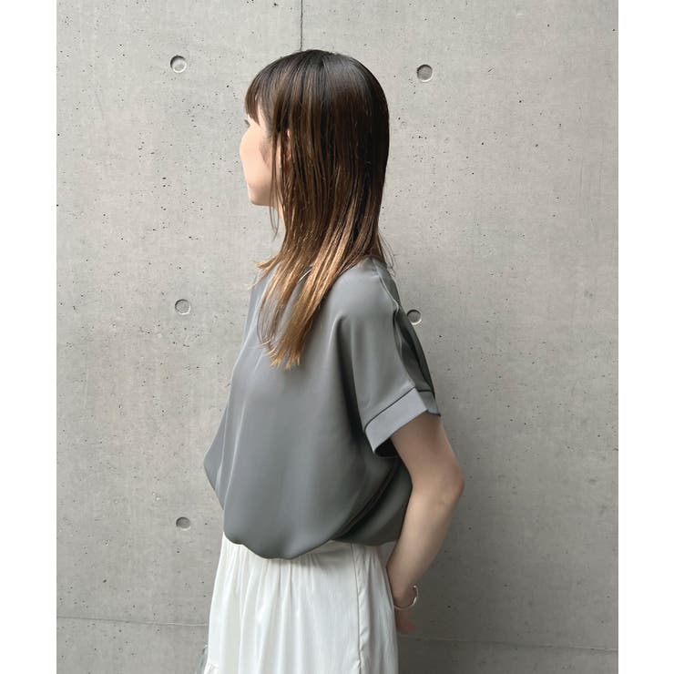 とろっとろした触感。とろみブラウス / 前後2way | futier land | 詳細画像35 