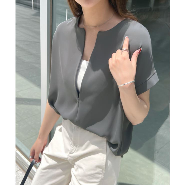 とろっとろした触感。とろみブラウス / 前後2way | futier land | 詳細画像26 