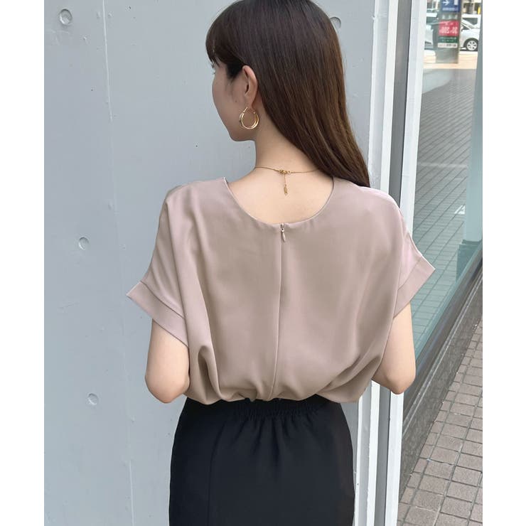 とろっとろした触感。とろみブラウス / 前後2way | futier land | 詳細画像18 