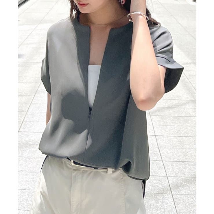 とろっとろした触感。とろみブラウス / 前後2way | futier land | 詳細画像30 