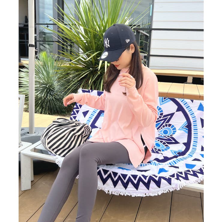 接触冷感素材でUVカット96％以上！サイドスリットトップス/ラッシュガード | futier land | 詳細画像36 