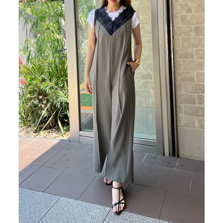 【オケージョン対応】大人な高見え。レースドッキングオールインワン | futier land | 詳細画像31 