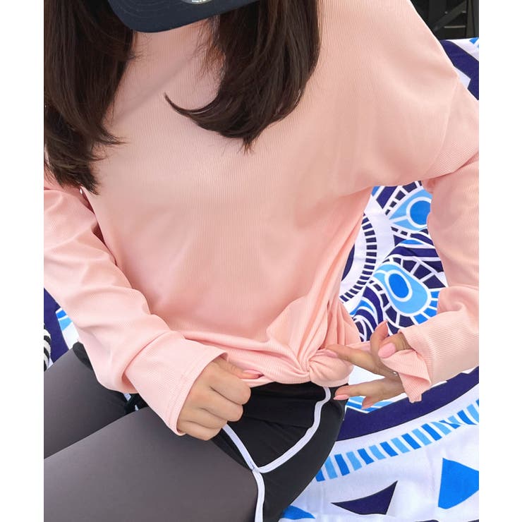 接触冷感素材でUVカット96％以上！サイドスリットトップス/ラッシュガード | futier land | 詳細画像35 