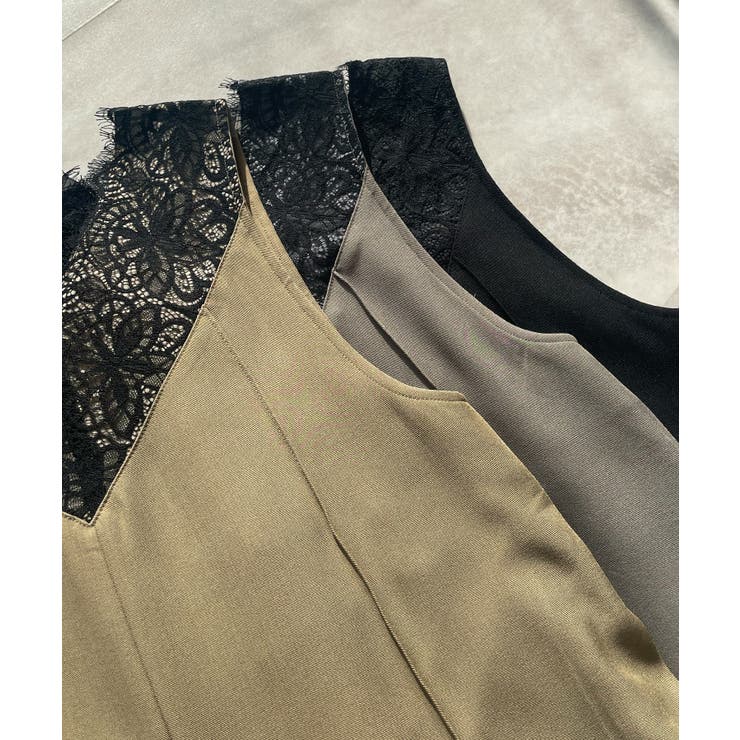 【オケージョン対応】大人な高見え。レースドッキングオールインワン | futier land | 詳細画像34 