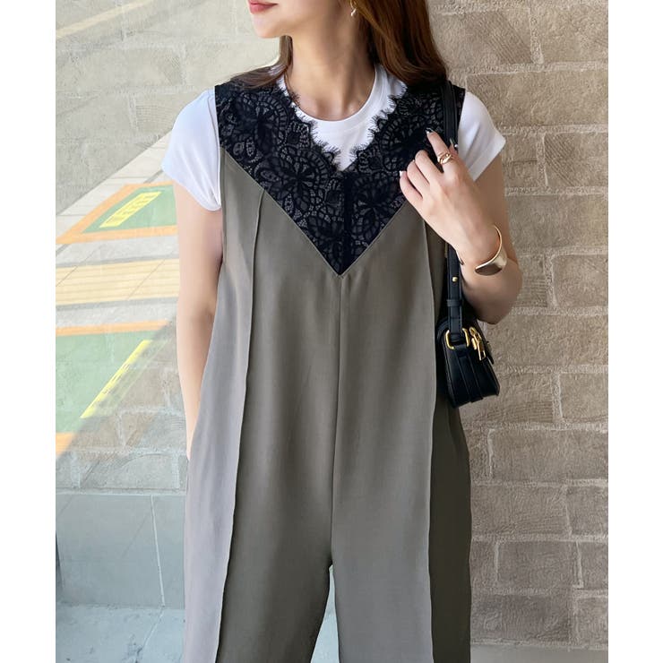 【オケージョン対応】大人な高見え。レースドッキングオールインワン | futier land | 詳細画像28 