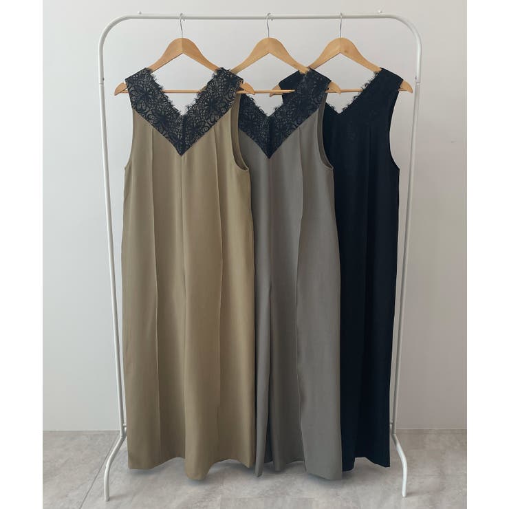 【オケージョン対応】大人な高見え。レースドッキングオールインワン | futier land | 詳細画像32 