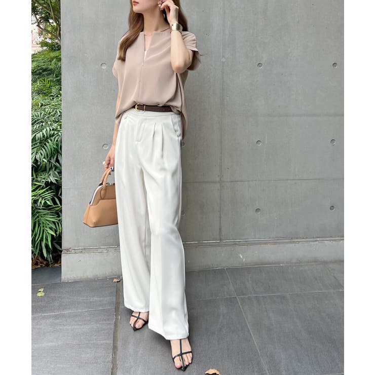 とろっとろした触感。とろみブラウス / 前後2way | futier land | 詳細画像44 