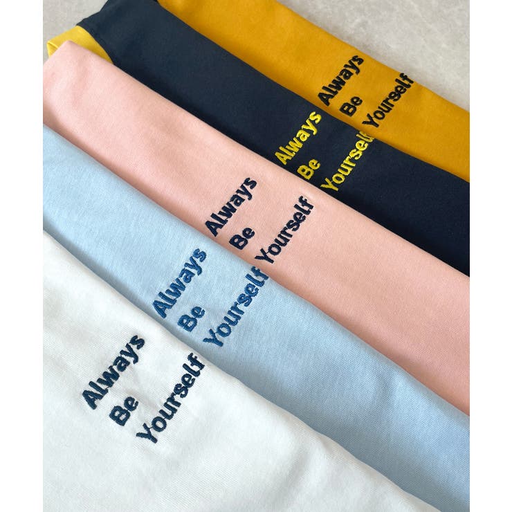 《ABYSアビス》配色が可愛い！コンパクトなワンポイント刺繍リンガーTシャツ | futier land | 詳細画像40 