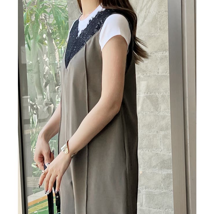 【オケージョン対応】大人な高見え。レースドッキングオールインワン | futier land | 詳細画像26 