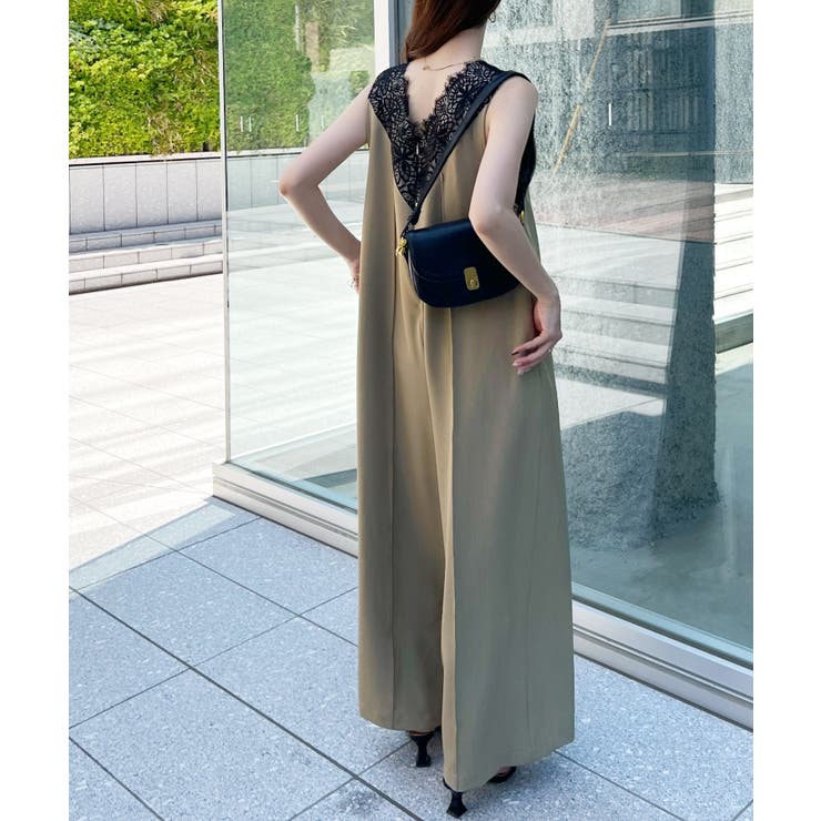 【オケージョン対応】大人な高見え。レースドッキングオールインワン | futier land | 詳細画像24 