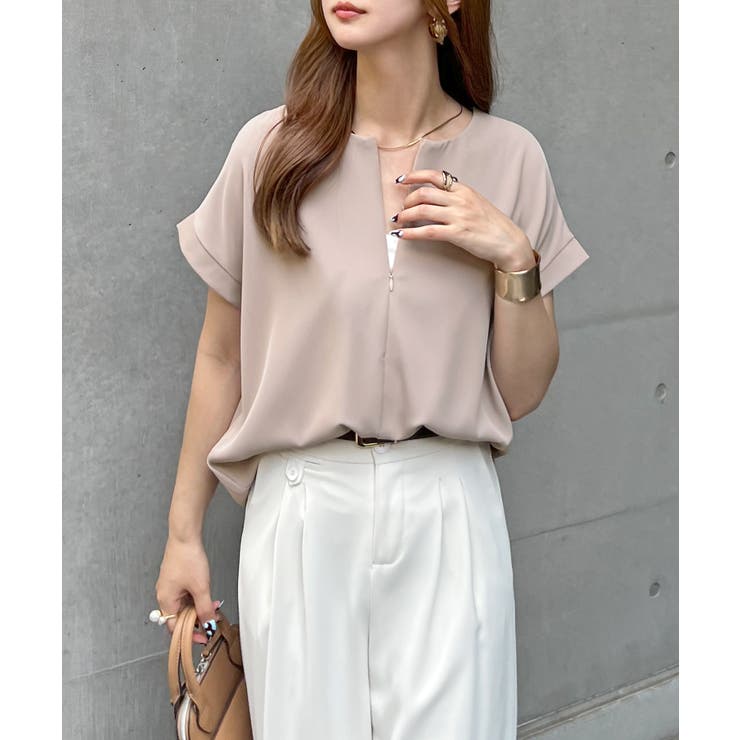 とろっとろした触感。とろみブラウス / 前後2way | futier land | 詳細画像45 