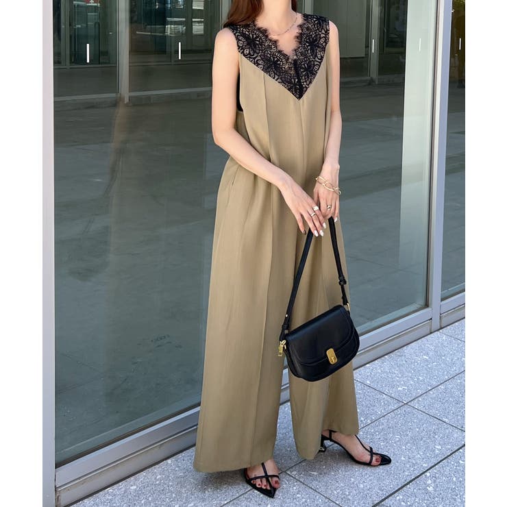 【オケージョン対応】大人な高見え。レースドッキングオールインワン | futier land | 詳細画像18 