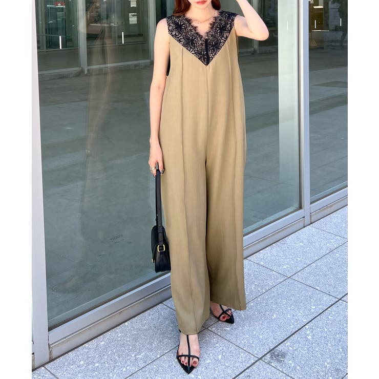 【オケージョン対応】大人な高見え。レースドッキングオールインワン | futier land | 詳細画像19 