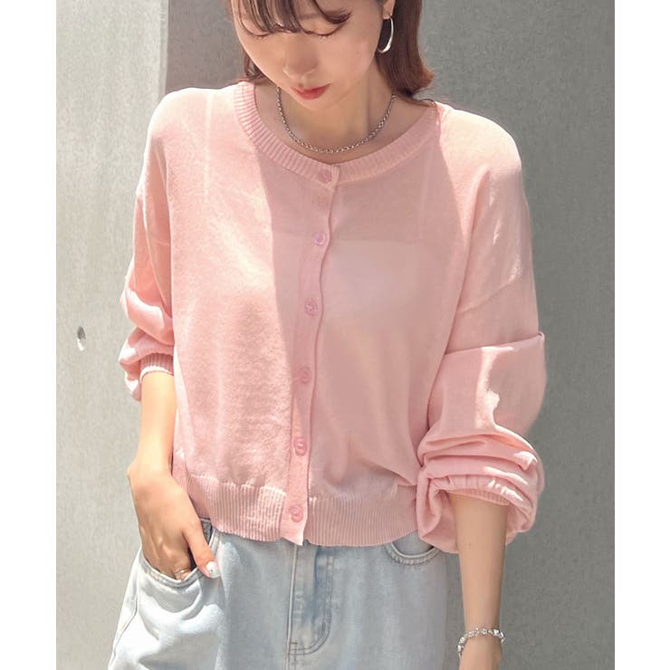 スタイリッシュな着こなし。コンパクトシアーカーディガン | futier land | 詳細画像20 