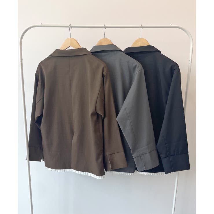 オーバーサイズ×レイヤードで旬を纏う。レイヤードダブルテーラードジャケット | futier land | 詳細画像28 