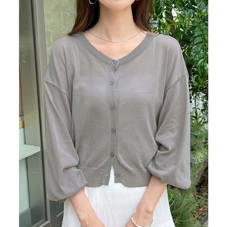 スタイリッシュな着こなし。コンパクトシアーカーディガン | futier land | 詳細画像58 