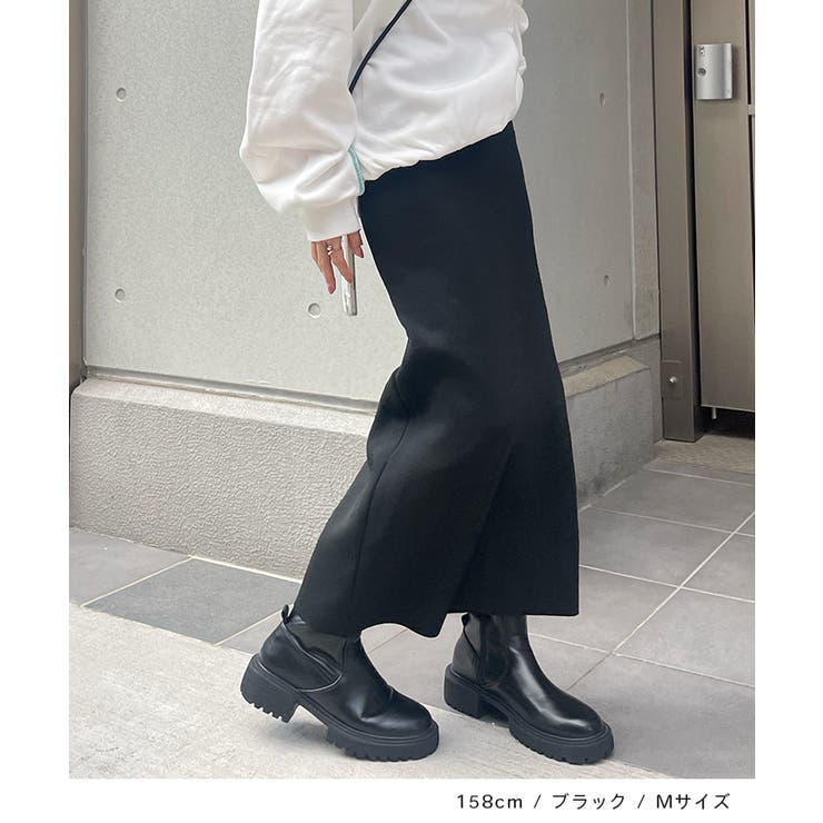 とにかくラク！伸びる！スーパーストレッチタイトスカート[品番