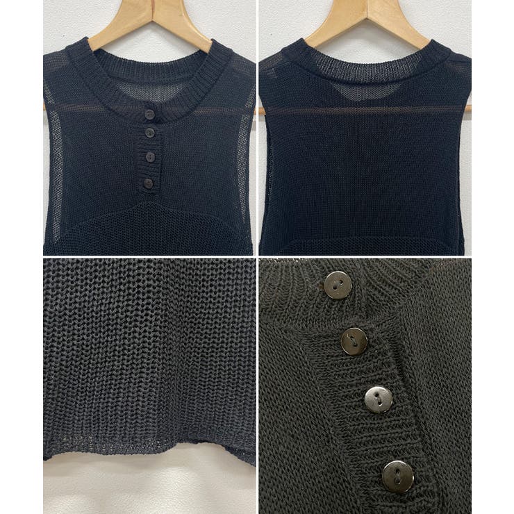 《ABYSアビス》ヘンリーサマーニットタンクトップ | futier land | 詳細画像9 