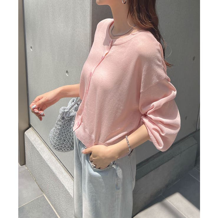 スタイリッシュな着こなし。コンパクトシアーカーディガン | futier land | 詳細画像19 