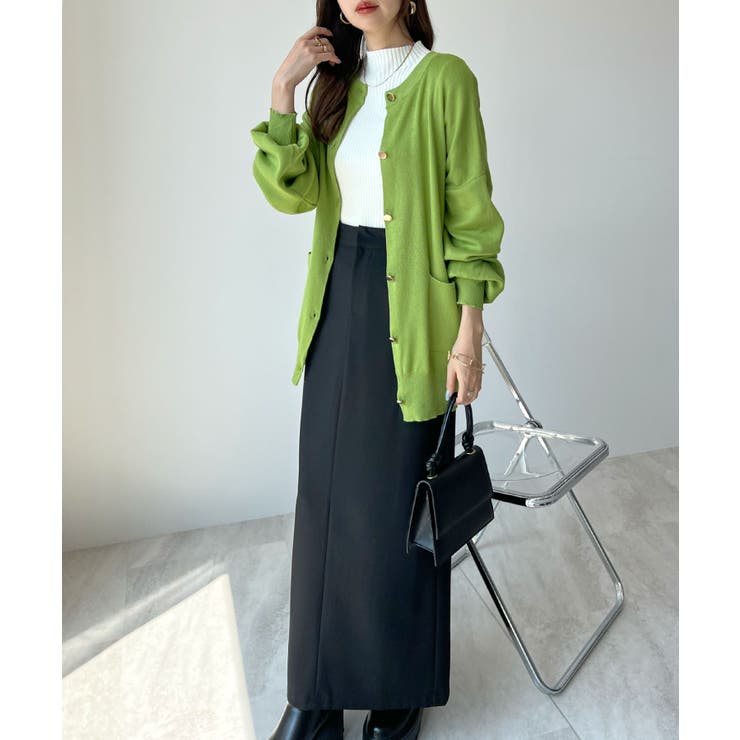 モチっと触感！気持ちの良いモチモチBIGニットカーディガン | futier land | 詳細画像14 