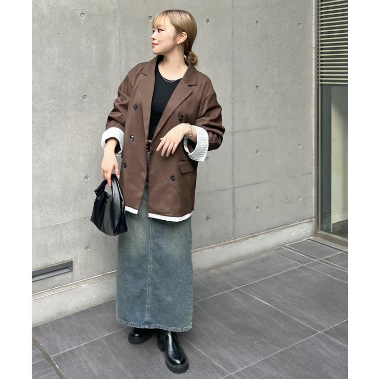 《ABYS》一年中活躍、万能デニム。バックスリットデニムロングスカート | futier land | 詳細画像24 