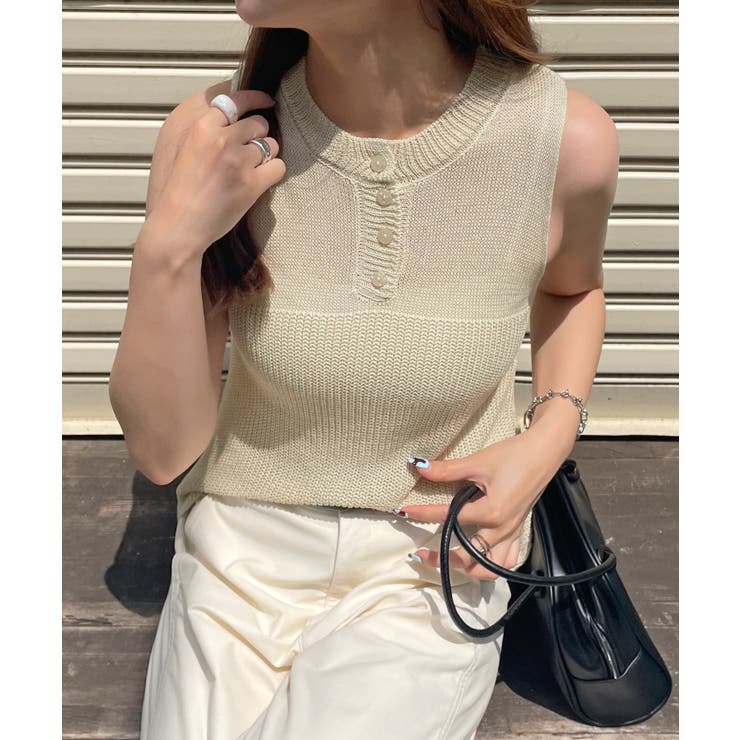 《ABYSアビス》ヘンリーサマーニットタンクトップ | futier land | 詳細画像17 