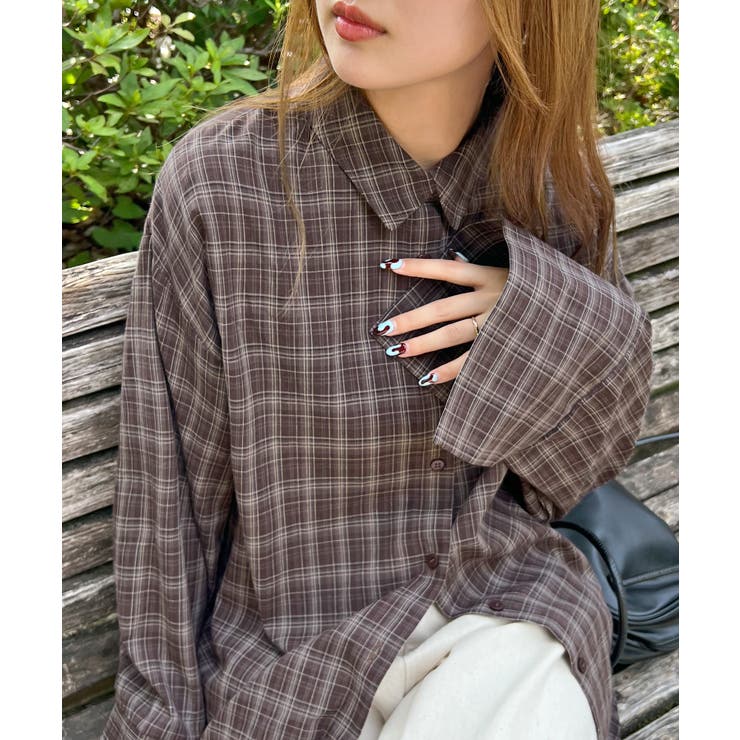 《ABYSアビス》ゆるっと羽織って即こなれ。マドラスチェックビックカフスシャツ | futier land | 詳細画像23 