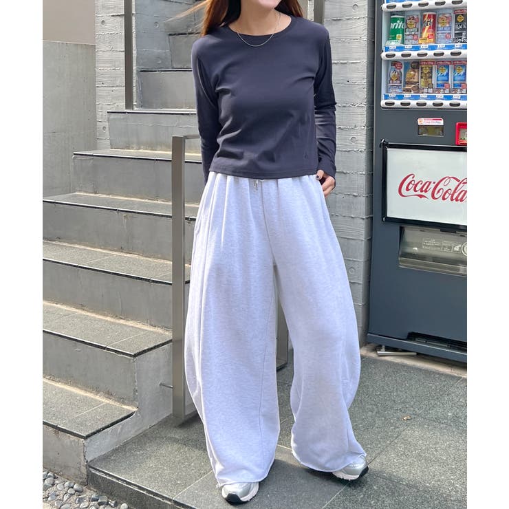 ワンポイントでさりげなく。ワンポイント刺繍クルーネックロンT | futier land | 詳細画像20 