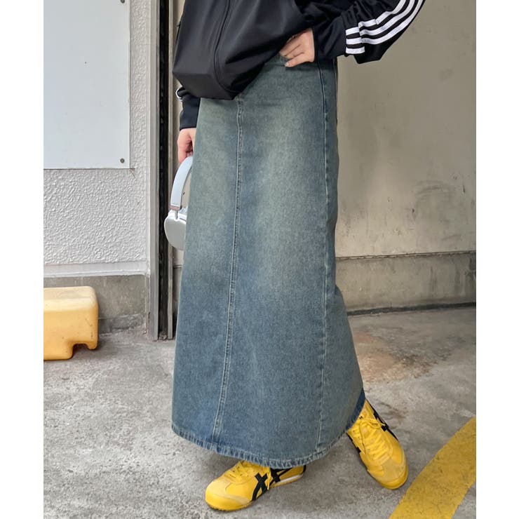 《ABYS》一年中活躍、万能デニム。バックスリットデニムロングスカート | futier land | 詳細画像21 