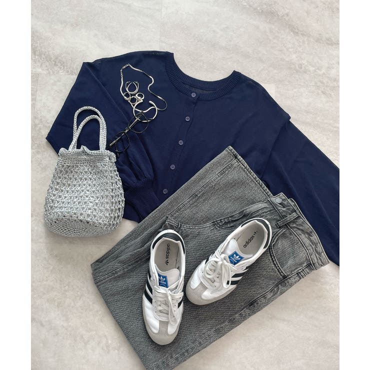 スタイリッシュな着こなし。コンパクトシアーカーディガン | futier land | 詳細画像37 