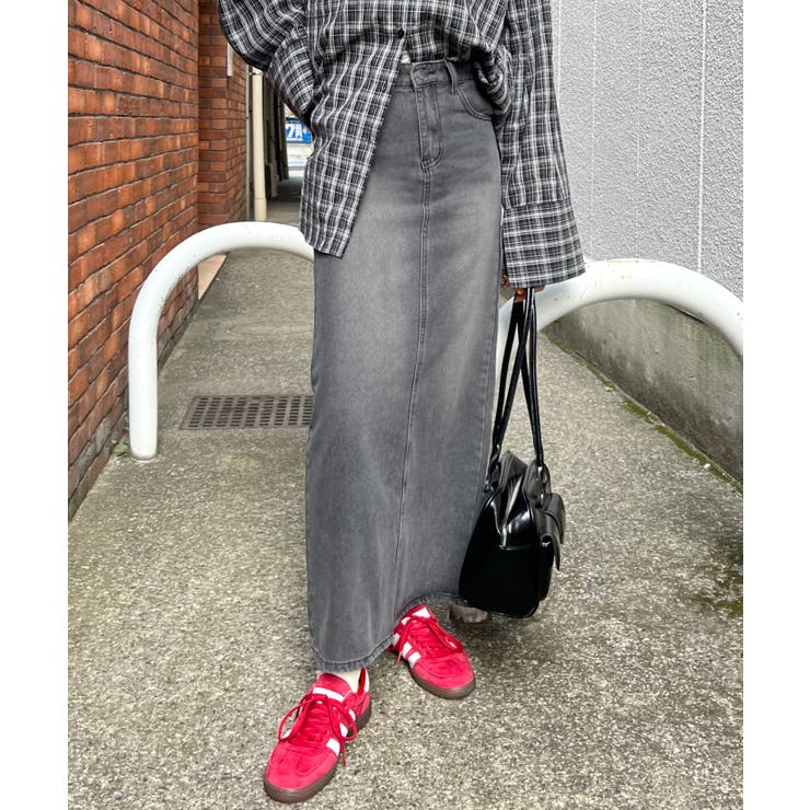 《ABYS》一年中活躍、万能デニム。バックスリットデニムロングスカート | futier land | 詳細画像12 