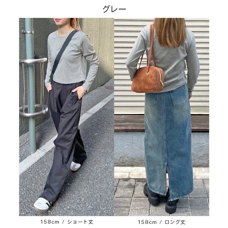 ワンポイントでさりげなく。ワンポイント刺繍クルーネックロンT | futier land | 詳細画像8 