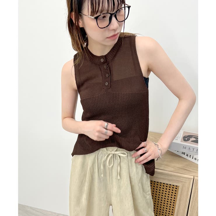 《ABYSアビス》ヘンリーサマーニットタンクトップ | futier land | 詳細画像35 