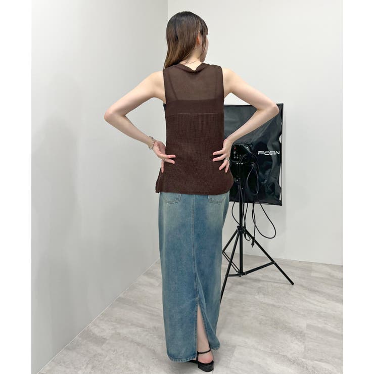 《ABYSアビス》ヘンリーサマーニットタンクトップ | futier land | 詳細画像37 