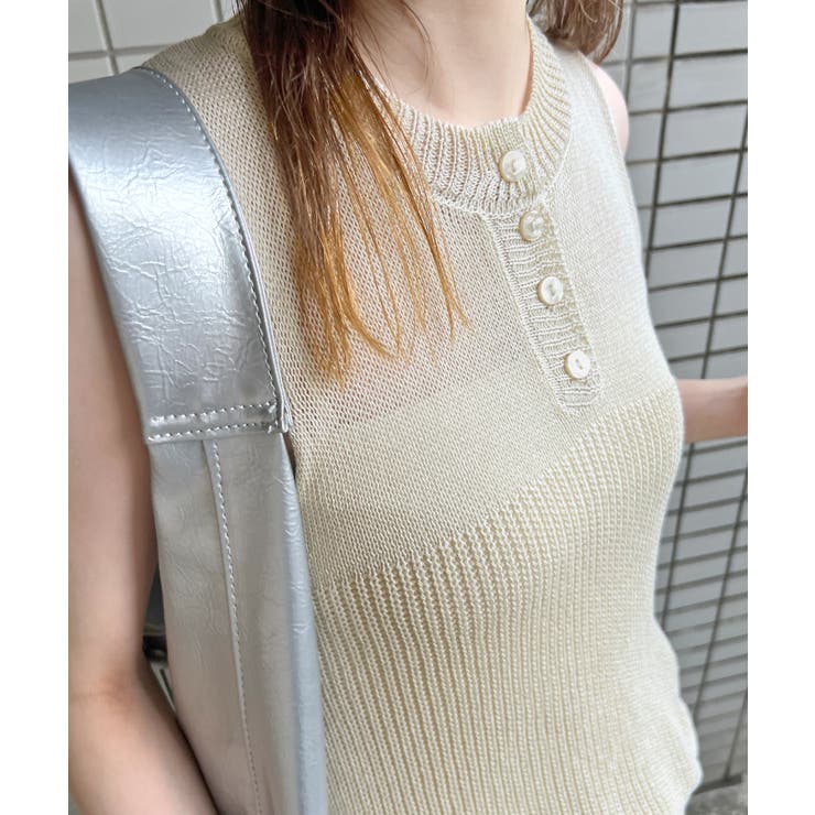 《ABYSアビス》ヘンリーサマーニットタンクトップ | futier land | 詳細画像12 