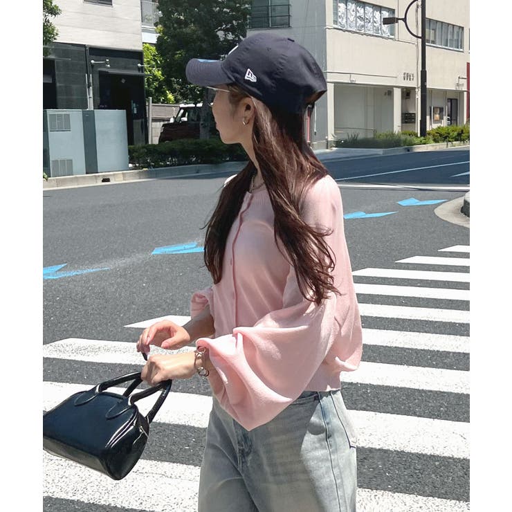 スタイリッシュな着こなし。コンパクトシアーカーディガン | futier land | 詳細画像45 