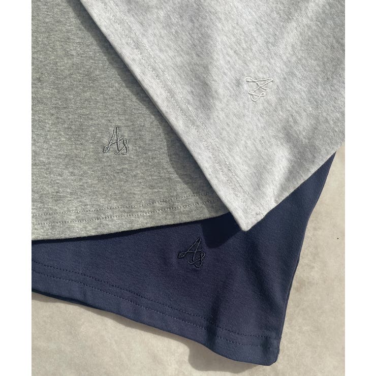 ワンポイントでさりげなく。ワンポイント刺繍クルーネックロンT | futier land | 詳細画像35 