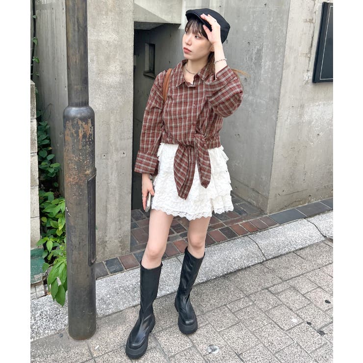 《ABYSアビス》ゆるっと羽織って即こなれ。マドラスチェックビックカフスシャツ | futier land | 詳細画像27 