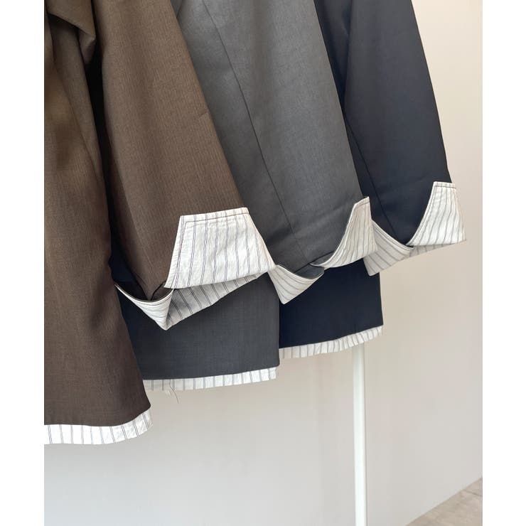 オーバーサイズ×レイヤードで旬を纏う。レイヤードダブルテーラードジャケット | futier land | 詳細画像29 