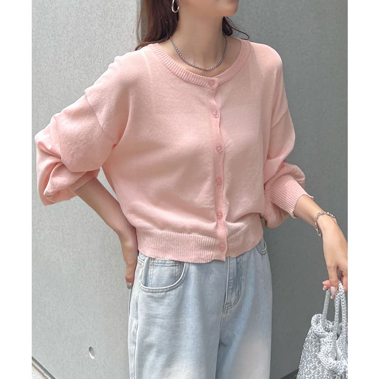 スタイリッシュな着こなし。コンパクトシアーカーディガン | futier land | 詳細画像22 