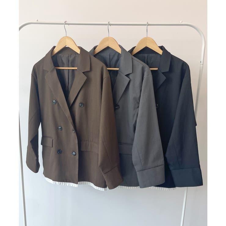 オーバーサイズ×レイヤードで旬を纏う。レイヤードダブルテーラードジャケット | futier land | 詳細画像27 