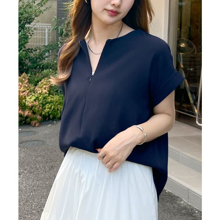 とろっとろした触感。とろみブラウス / 前後2way | futier land | 詳細画像1 