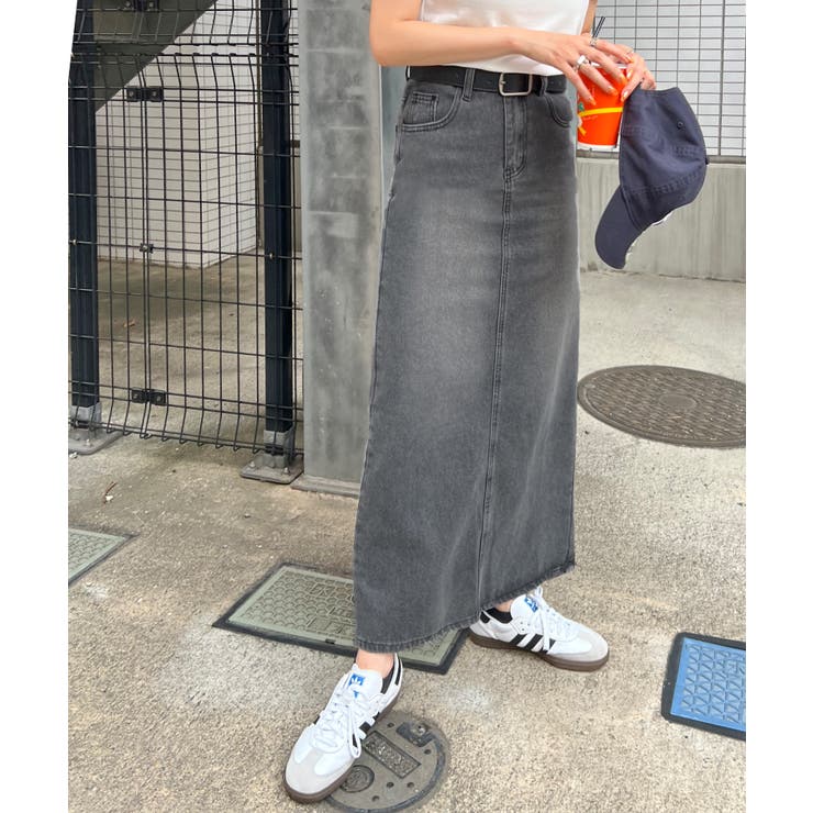 《ABYS》一年中活躍、万能デニム。バックスリットデニムロングスカート | futier land | 詳細画像10 