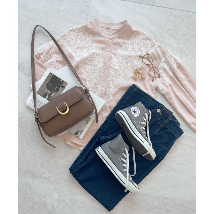 レースが上品で高見え。レースドッキングブラウス | futier land | 詳細画像27 