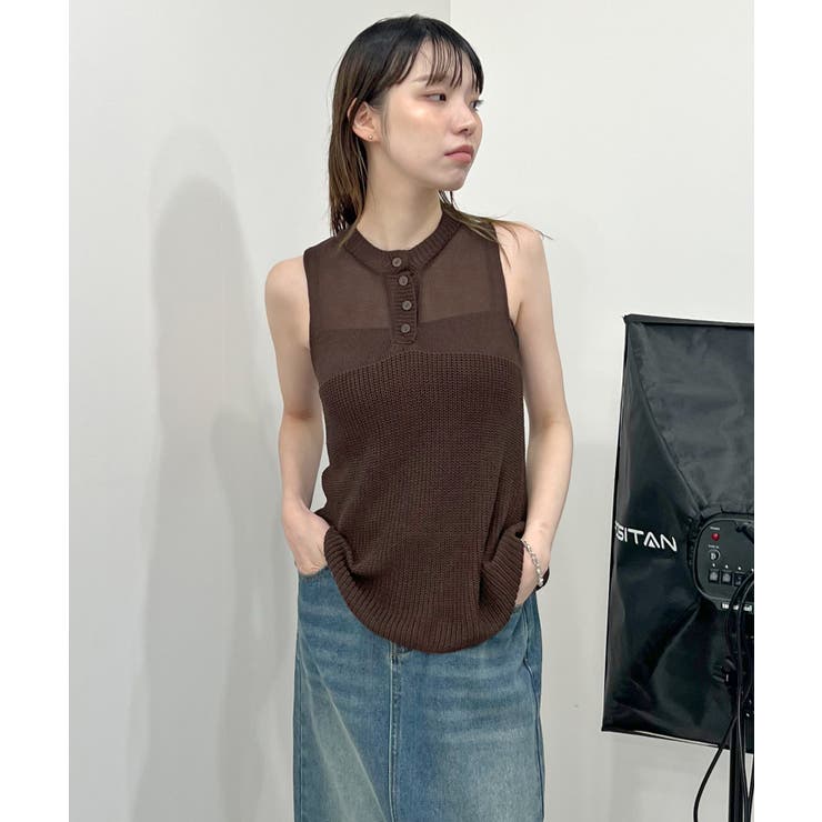 《ABYSアビス》ヘンリーサマーニットタンクトップ | futier land | 詳細画像29 