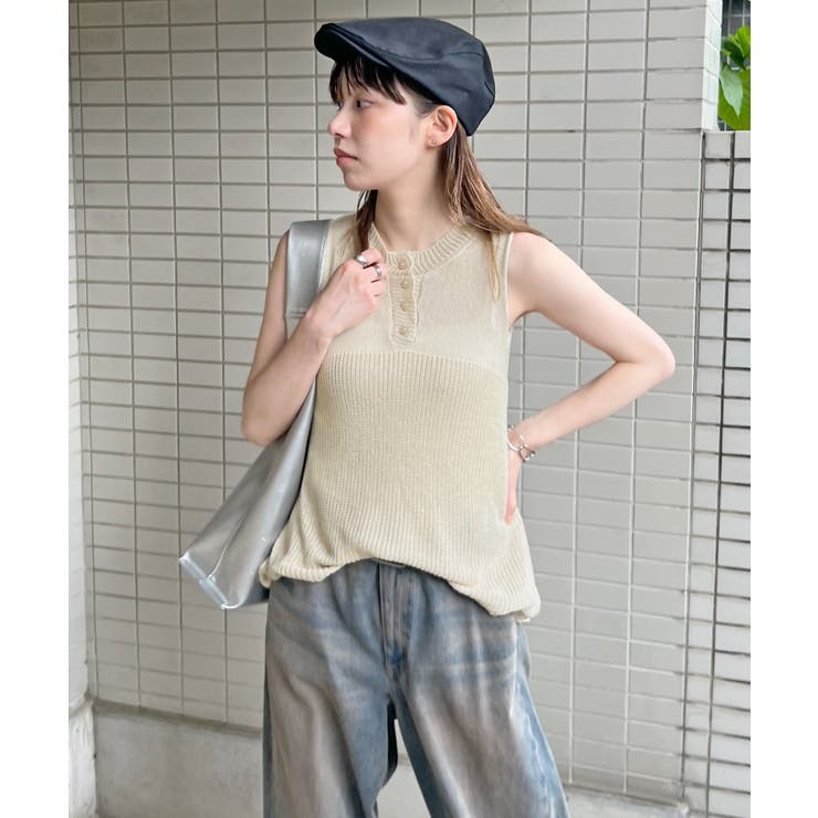 《ABYSアビス》ヘンリーサマーニットタンクトップ | futier land | 詳細画像11 